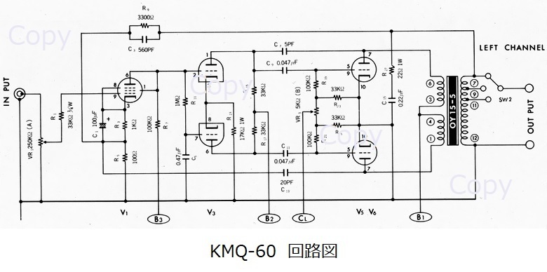 オーディオ機器の紹介(6)保管状態の製品（1）LUXKIT KMQ-60: JO3KRPの独り言